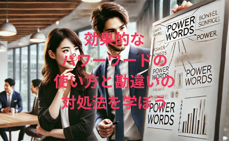 パワーワードとは?効果的な使い方と勘違いの対処法